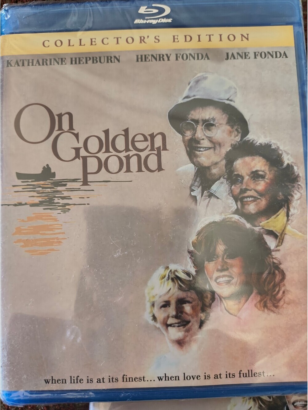 On Golden Pond collectors edition blu-ray disc